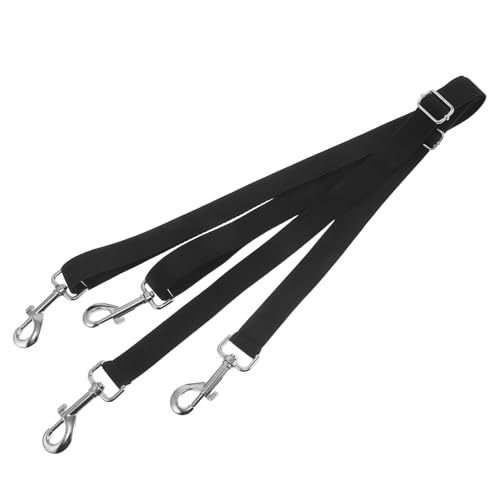 BIUDECO 2 Correas Elásticas Ajustables para Manta de Caballo de Nailon con Hebilla Giratoria Doble, Longitud 58-132 Cm, Accesorios para Deportes Ecuestres y Protección contra