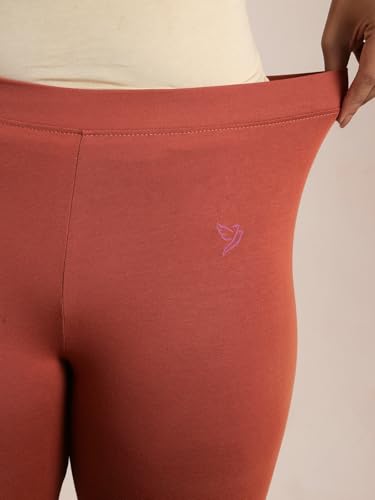 Image of TWIN BIRDS Tailored Cut and Classic Fit Super Stretchable Elastane Fabric Churidar Leggings for Women