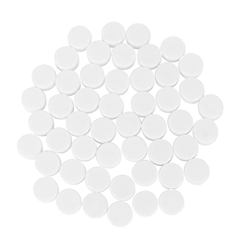 LIOOBO 50pcs Ringing Accessories Babies Rattle Squeakers Replacement Noise Maker Insert Sensory Squeakers Insert Accessories Squeakers White