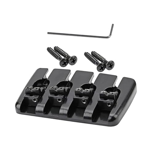 Chevalet de basse métal avec kit de réglage précis pour guitare