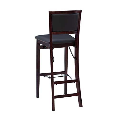 Linon 01832ESP-01-AS-U Keira Pad Back Folding Bar Stool thumb #8