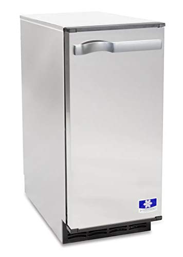Manitowoc SM-50A 14 3/4" Air Cooled Undercounter Octagonal Cube Ice Machine with 25