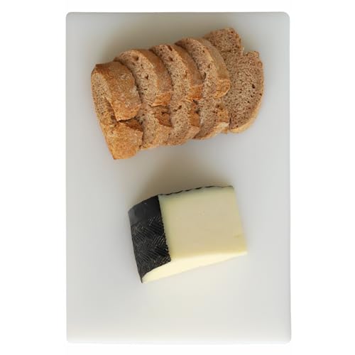 Tabla De Corte Profesional, Tabla De Picar, Tabla De Cocina, Tabla Para Alimentos, Tabla Antibacteriana, Polietileno, No Deja Sabor Ni Olor, Antibacteriana, 30 X 20 X 1.5 Cm, Blancoo