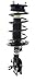 KYB SR4571 Strut-Plus Complete Corner Unit Assembly -Strut, Mount and Spring