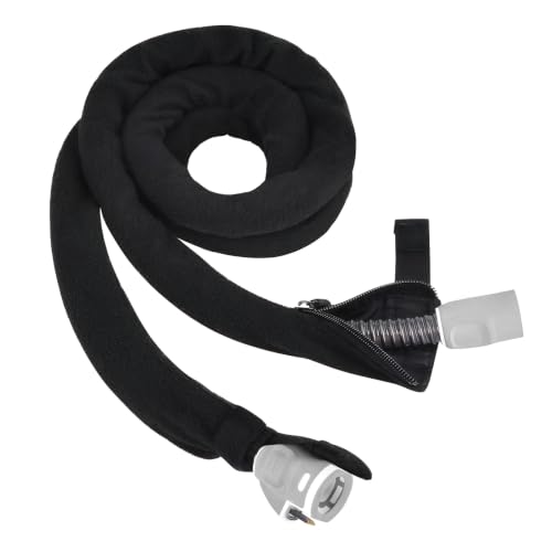 iGuerburn 6ft 4in CPAP Hose Cover for ResMed Airsense 11 & 10 ClimateLineAir Heated Tubing Full-Length Zipper CPAP Tube Cover Sleeve Reduces Condensation & Noise Cat Proof
