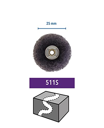 DREMEL EZ SpeedClic: Finishing Abrasive Buffs 180 & 280 grit (511S)
