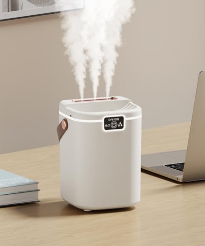 Air Humidifier for Bedroom Three Spray, 2L Quiet Cool Mist