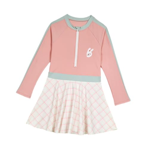 Girls Long Sleeve Swimsuit Sun Protection UV Swimwear 170 for Pool Beach Holiday