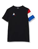 Le Coq Sportif Jungen Tennis Tee SS N°2 Unterhemd, Kinder, schwarz, 8A