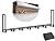 DECOSIS Firewood Rack Outdoor 8ft with Waterproof Cover
