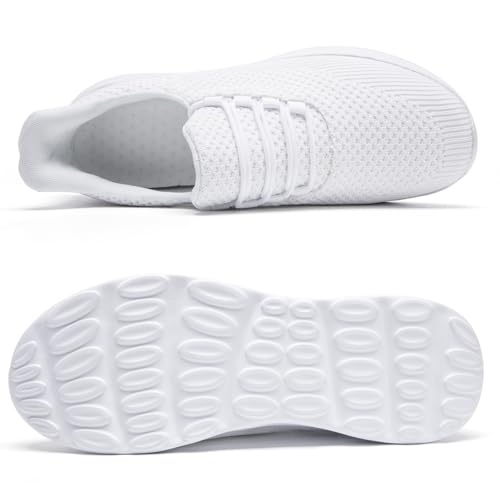 Image of DLWKIPV Womens Walking Running Shoes Tennis Slip On Sneakers Gym Workout Sport Lightweight Breathable Mesh Comfortable Casual