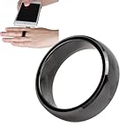 NFC Smart Ring, Water proof Ceramic NFC Finger Ring, All Round Sensing Technology, Wearable Smart Ring for Access Control, Electronic Payment, Attendance