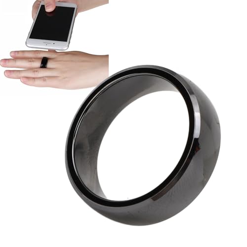 NFC Smart Ring, Wasserdichter Keramik NFC Fingerring, Allround Sensing Technologie, Tragbarer Smart Ring für Zugangskontrolle, Elektronische Zahlung, Anwesenheit