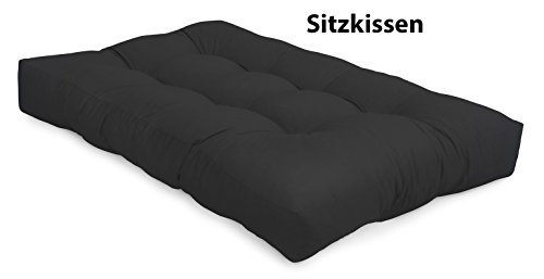 Spatium pallet cushions, Cushions for pallets, pallet pad, Euro pallet furniture (Seat Cushion 120x80x15, Anthracite)