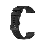 Bracciale impermeabile in silicone da 22mm fit for Garmin Forerunner 255S 255 Music(Black,Forerunner 255 Music)