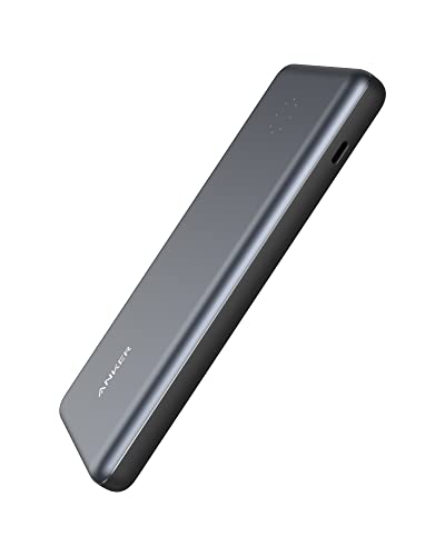 Anker PowerCore+ 10000 Pro, High Speed Charging Portable Charger Battery Pack for iPhone X/XS/XR / 8, iPad, and iPod with Lightning Ports (AC Adapter Not Included)