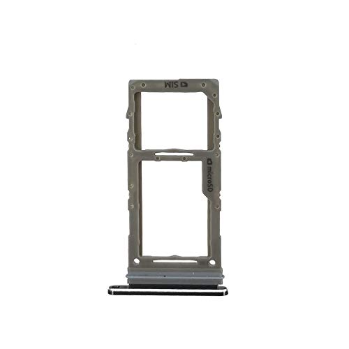 MEEFIX SIM Micro SD Card Tray Holder Slot with Rubber Waterproof Gasket Ring Replacement for Samsung Galaxy Note 10 Plus SM-N975 (Aura Black, Dual Sim)