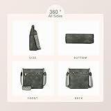 Gladdon Small Crossbody Bag for Women, Shoulder Bags with Wide Adjustable Straps, Ladies Handbag Large Capacity Purse Green - Image 6