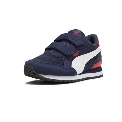 PUMA Kids Boys St Runner V4 Mesh Slip On Sneakers Shoes Casual - Blue - Size 2 M2