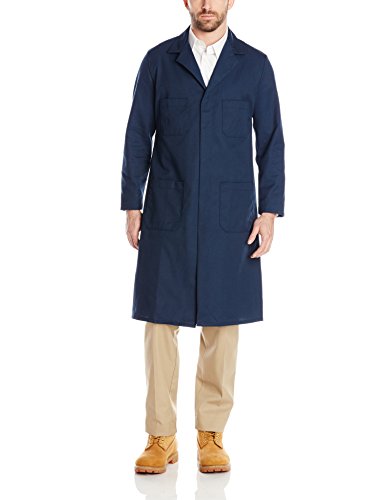 Red Kap Men's Shop Coat, Navy, 50