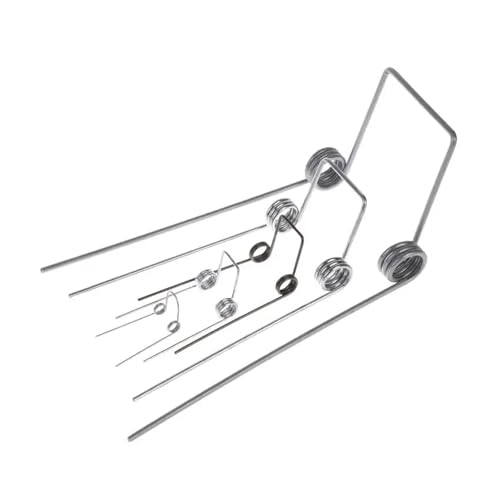 Double Torsion Spring 2Pcs Crane Hook Safety Accessories Double Torsion Spring Anti Decoupling Device Buckle(04 2pcs)