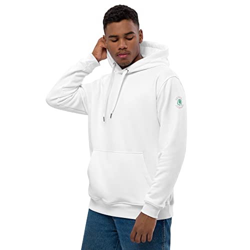 Eco hoodie premium solide et durable pour homme et femme en tissu uni