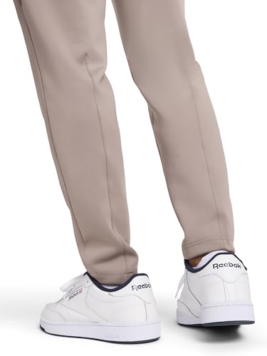 Reebok Men’s Grind Tapered Oblong Pant, Standard Fit, 30” Inseam, Lightweight Stretch Poly Fabric, Black, Small - image 6