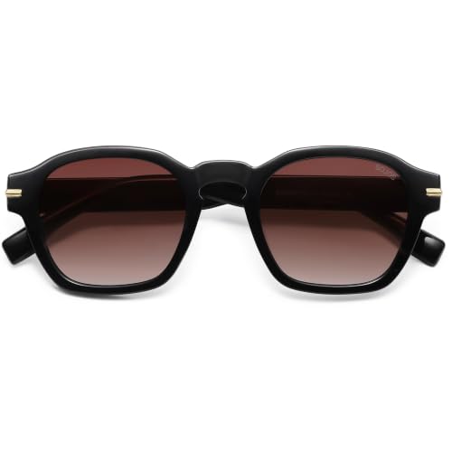 Image of SOJOS Retro Square Polarized Sunglasses Men Trendy Womens SJ2382 | Vintage UV400 90s Sun Glasses Outfit Driving