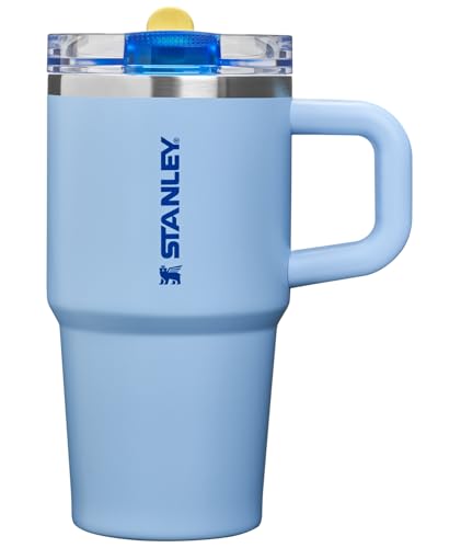 Image of STANLEY Quencher ProTour Flip Straw Tumbler with Leakproof Lid 20 oz | Built-in Straw and Handle | Cup Holder Compatible for Travel | insulated Stainless Steel Cup | BPA-Free | Cornflower Admiral Blue