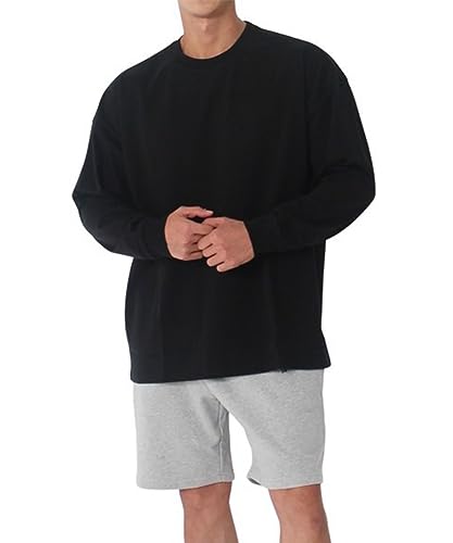 maytopia Mens Long Sleeve T-Shirt Gym Workout Shirts Muscle Athletic Tee Active Shirt3