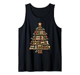 Photo Gallery libreria albero di natale libri xmas bookworm canotta Photo Gallery libreria albero di natale libri xmas bookworm canotta