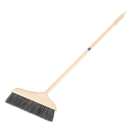 PEPLAYTAL Soft Bristle Long Handle Broom for Efficient Floor Cleaning Detachable Design for for Home Kitchen and Living Use Lightweight and Durable