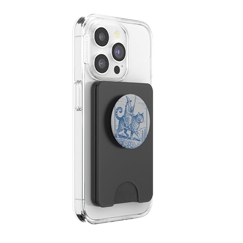 RPG Vintage chevauchant Un Chat géant Fantasy Dark-Academia Art PopSockets PopWallet pour MagSafe – vue 4