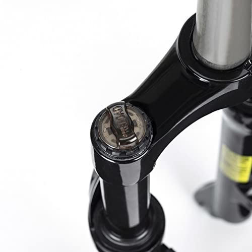 Lsrryd 20Inch Folding Bicycle Suspension Fork 1-1/8" Bmx Mechanical Fork Shock Absorber 9Mm Qr Disc Brake 100Mm Travel Manual Lockout Hl 2175G #TOP3