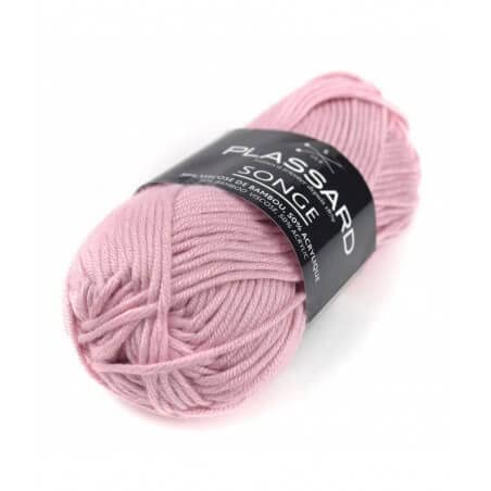 Plassard Pelote pour Tricoter l'été : Songe 30 Rose Pale