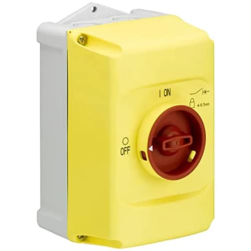ABB IB132-Y Enclosure, RED/YE, IP65, 3X LOCKAB