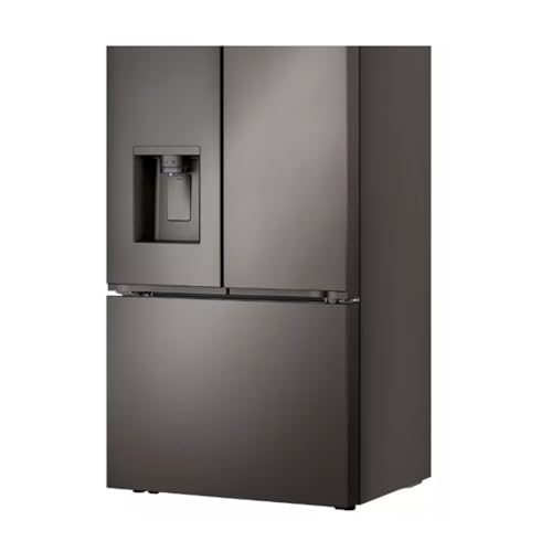Image of LG 26 cu. ft. Smart Counter-Depth MAX French Door Refrigerator with 4 Types of ice in PrintProof Black Stainless Steel