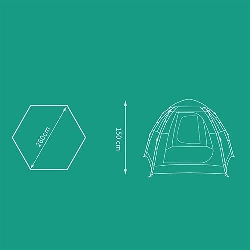 Carpa rectangular impermeable de camping y jardin para exteriores 4