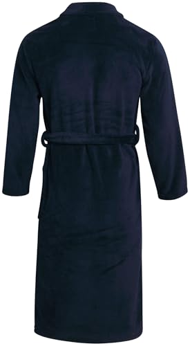 U.S. Polo Assn. Mens Bathrobe - Super Soft Plush Fleece Robe - Cozy Spa Lounge Robe for Men with Shawl Collar (Sizes: S-XL)4