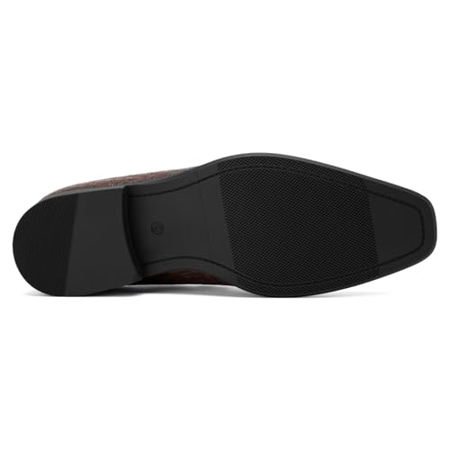 Image of JITAI Men's Lindford Moc Toe Bit Slip-on Penny Loafer Party Shoes