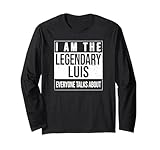 I am the Legendalシャツ、ルイスへのギフトアイデア 長袖Tシャツ