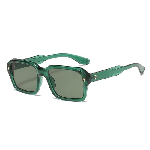 Lunettes de soleil personnalisées anti-UV MUTYNE monture rétro noire à rivets pour homme
