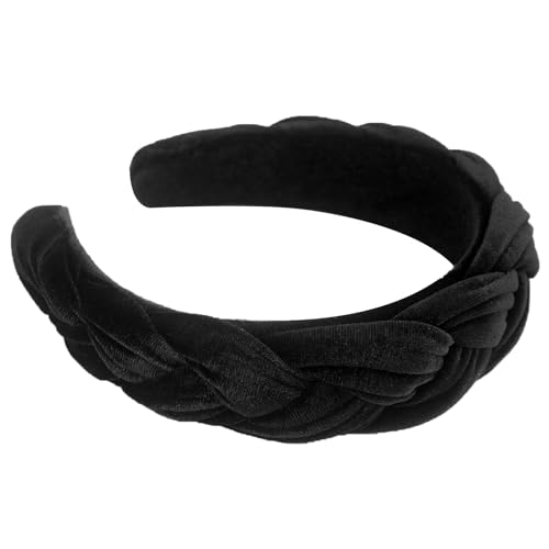 Image of DRESHOW Velvet Braided Headband Women Hair Hoop Elastic Hair Bands Fashion Headbands for Women