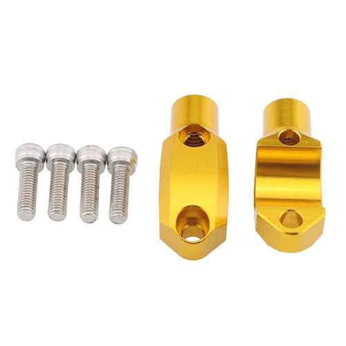 Motorrad Lenker Erhöhung Motorrad-Lenkererhöhung Für Yamaha FZ-09 MT-09 Tracer 7 Tracer 900 FJ-09 Lenkererhöhungsadapter Riser-Klemme Lenkererhöhung(Gold 3)
