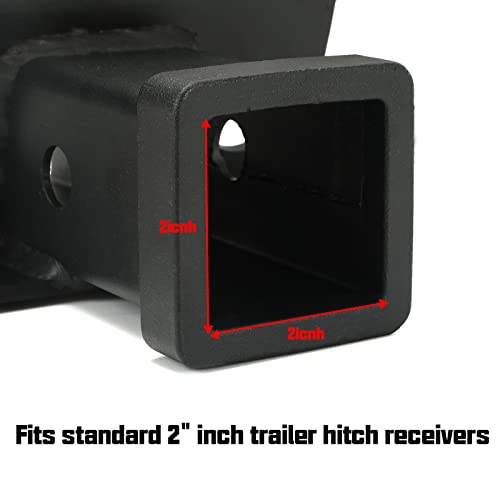 Winunite Trailer Hitch Cover For 2" Inch Towing Rear Receiver Plug Cover With Classic Usa American Flag Blue And Red Metal Guard For Cars Suv Pickup Trucks #TOP3