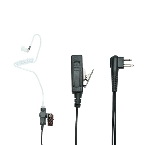 Auricular de tubo acústico compatible con walkie talkie Motorola RMU2080D y CP200D 6