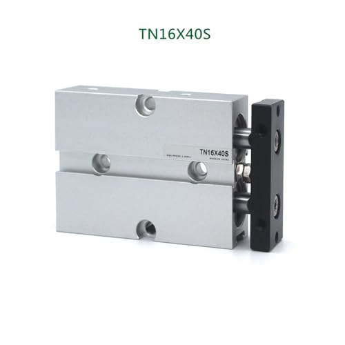 Vérin pneumatique TN16X40S compact double axe haute rigidité