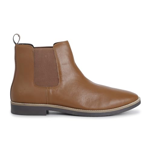 Image of YOHO Comfortable Boots For Men | Extra Cushioned Foot Bed And Skin Friendly Ankle Boot With Low Heels | PU Finish Material | Trendy, Stylish & Casual Boots | Winter, Snow & Holiday Outings