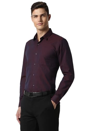 Image of Peter England Mens Polycotton Slim Fit Shirt