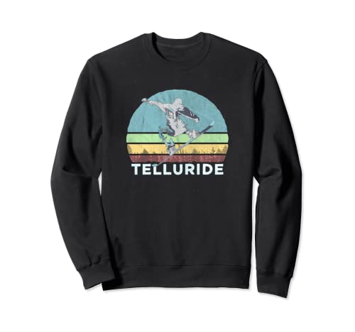 Telluride Snowboard Retro Vintage Telluride CO Sweatshirt